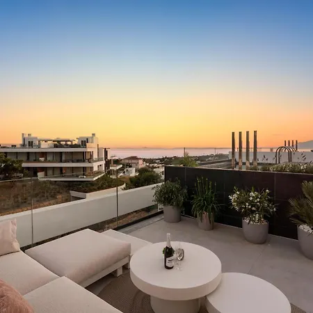 Dunes Penthouse - Brand New, Splendid Rooftop, Pool & Sea View Apartment *