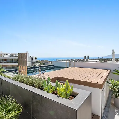 Apartment Dunes Penthouse - Brand New, Splendid Rooftop, Pool & Sea View *
