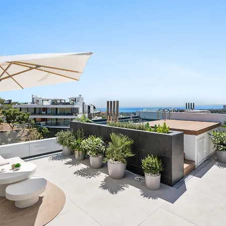 Dunes Penthouse - Brand New, Splendid Rooftop, Pool & Sea View Apartment
