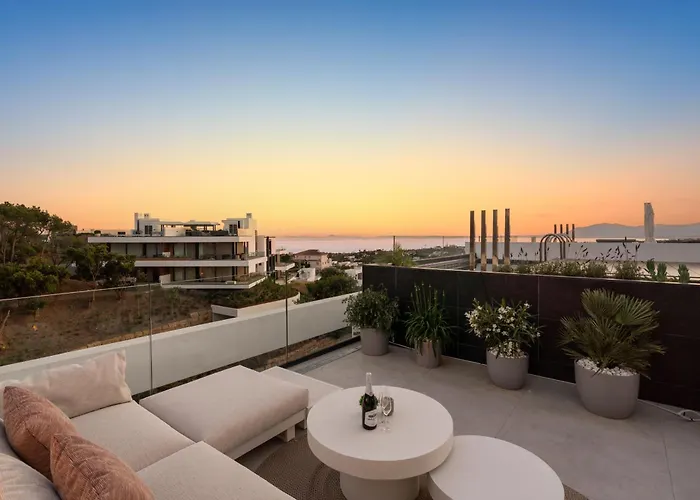 Dunes Penthouse - Brand New, Splendid Rooftop, Pool & Sea View Apartament *