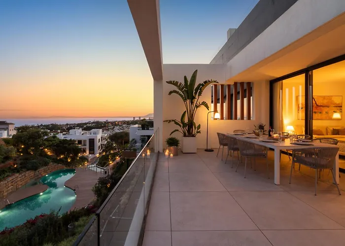 Dunes Penthouse - Brand New, Splendid Rooftop, Pool & Sea View Apartamento